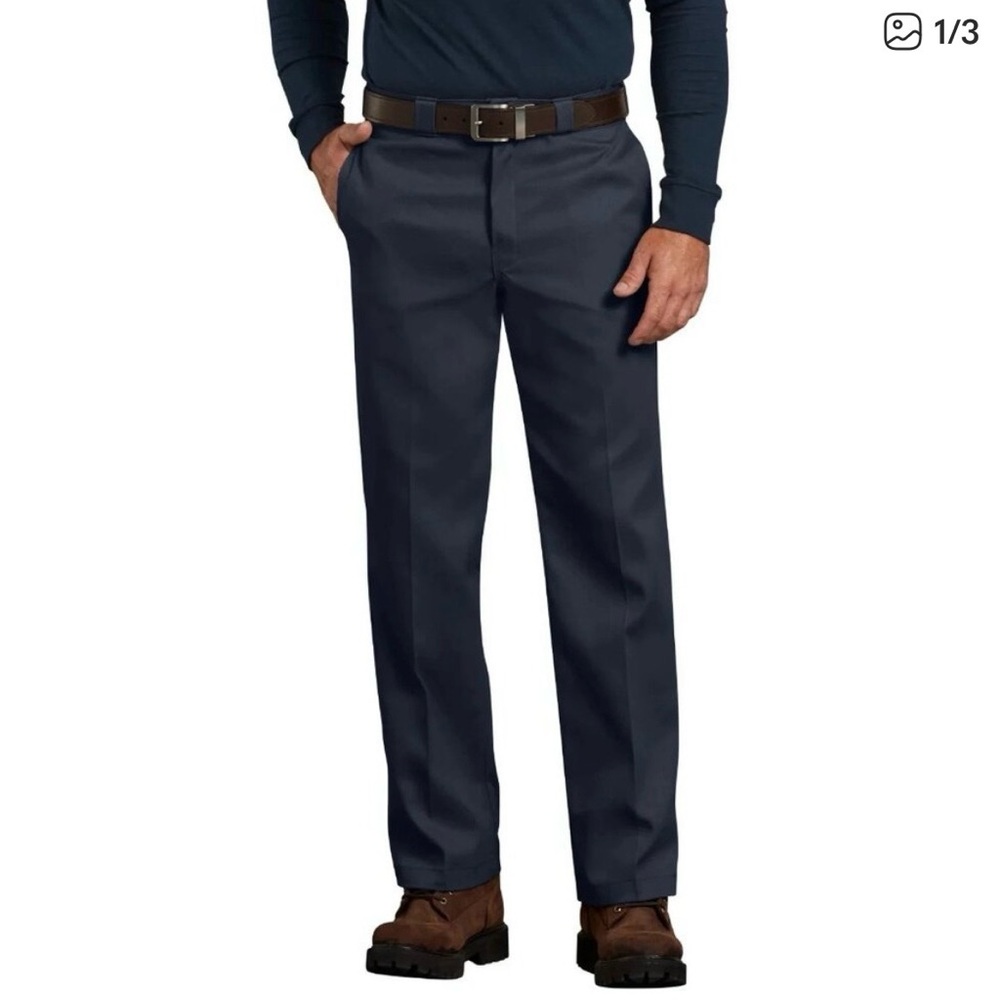 Dickies Dark Blue 874 Flex Original Fit Work Pants 44 x‎ 30